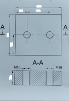 Ніж/нож для станка/верстату рубки/різки арматури GQ-60 Jooba