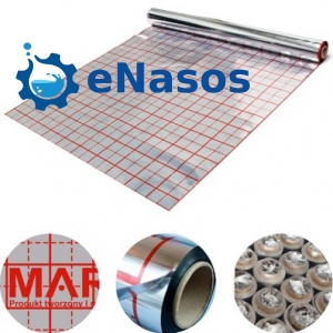 Рулон 50 м фольги ізоляційої MAREK для теплої підлоги Рулон 50 м фольги ізоляційої MAREK для теплої підлоги