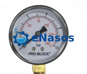 Манометр для насосної станції, водяного насосу MR 10 бар,атм, (нижнє підключення) Манометр для насосної станції, водяного насосу MR 10 бар,атм, (нижнє підключення)
