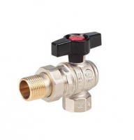 Кран кульовий з американкою кутовий MAREK 1/2'' Кран кульовий з американкою кутовий MAREK 1/2''