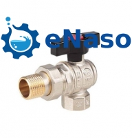 Кран кульовий з американкою кутовий MAREK 1/2'' Кран кульовий з американкою кутовий MAREK 1/2''