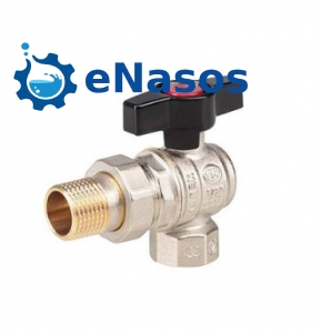 Кран кульовий з американкою кутовий MAREK 1'' Кран кульовий з американкою кутовий MAREK 1''