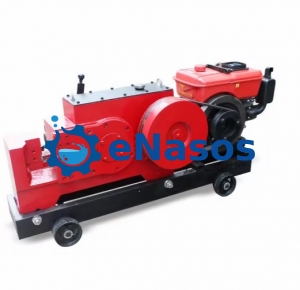 Верстат для рубки арматури GQ-50 з дизельним двигуном (15 к.с.) 6 - 50 мм