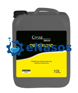 Crystal Decor TIEFGRUND грунтовка 10л, акрилова