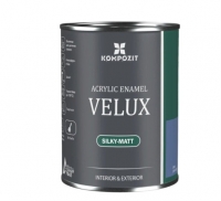 Емаль акрилова VELUX Kompozit – універсальна шовковисто-матова емаль преміум-класу 107 (дюна) 0.75 л